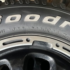 ハイエース　タイヤアルミ4本セット
　LT215/75R15の画像
