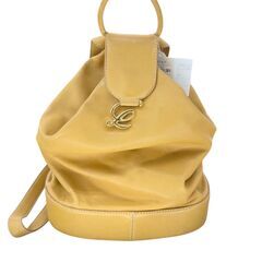 LOEWE/ロエベ　アナグラム　イエロー　リュックサック　IKZ...