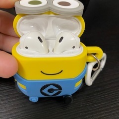 中古】Apple AirPods 第2世代（本体＋ケースカバー）