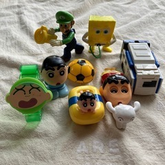 ハッピーセット　おもちゃ　他　返信車　ルイージ　クレヨンしんちゃ...