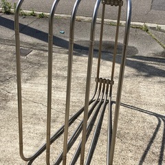 物干し(布団干し)5枚　ステンレス製　中古の画像