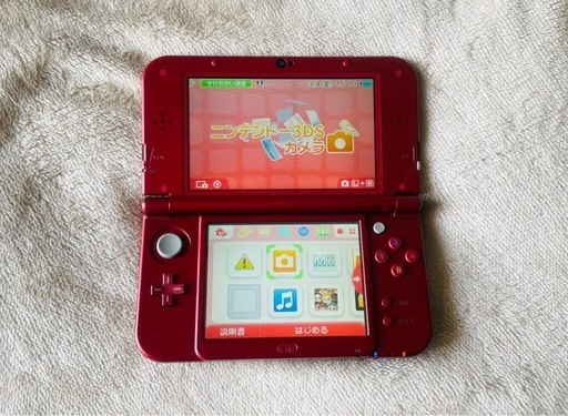 受け渡し予定あり】Newニンテンドー3DS LL メタリックレッド【中古品