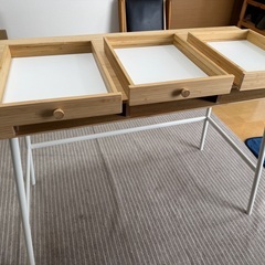 家庭用ワークデスク（引き出しあり）の画像