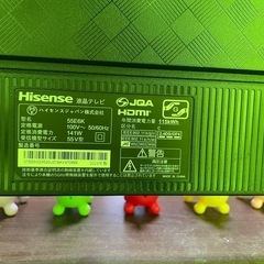 ハイセンス55型テレビの画像