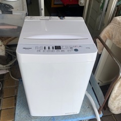 洗濯機 4.5kg Hisense ハイセンス HW-E4503