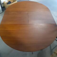 ★ミサワ家具★伸長式円卓テーブルセット★の画像