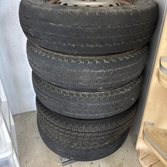 値段交渉可！　ホンダ　アクティ　バン　ホイール　タイヤ　