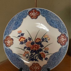 【ゴールド伊万里】GOLDIMAR ハンドペイント 花柄皿