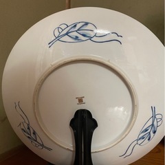 【ゴールド伊万里】GOLDIMAR ハンドペイント 花柄皿の画像
