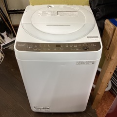 洗濯機　7kg 2024年製　SHARP