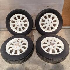 155/65R13　アルミ　タイヤ4本セット　No.215 　ア...