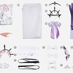 キャストリス 崩壊スターレイル コスプレ フルセットフルセットの画像