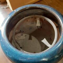 昭和レトロ火鉢古民具陶器丸型