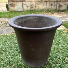 茶の植木鉢  H=15