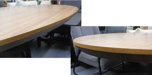 ACTUS ダイニングテーブル OWN-F BIG SIDE TABLE V3 WN たまご型 ウォールナット アクタス 札幌 手稲