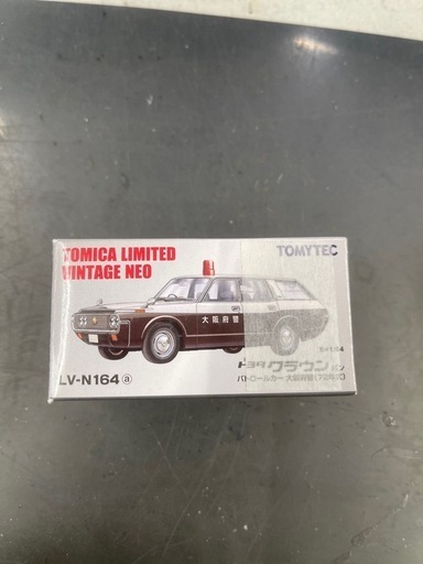 【ジャングルジャングル守口店】TOMYTEC　LV-N164a　トヨタ クラウンバン パトカー　ミニカー　レトロ　レア  パトロールカー　大阪府警  　72年式　守口市 中古エアコン 門真市 大東市 四條畷市（