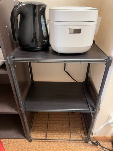 炊飯器　棚セット