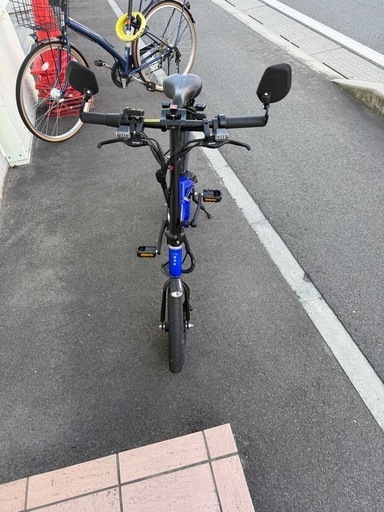 自転車 青 26インチ ブレーキ左のみ TJ12362