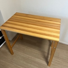 無印良品パイン材テーブル折りたたみ式