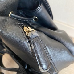 ※お渡し先決まりました※　MARY QUANT　リュック　ブラック　合皮　レザーの画像