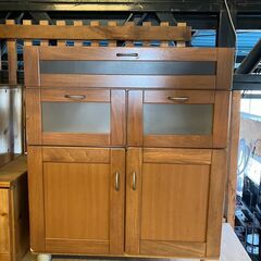 【美品】キッチン収納　木製ナチュラルテイスト　県内配送ご相談可