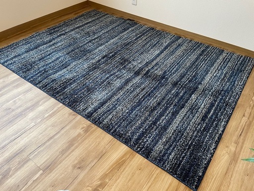 【展示品】スミノエ カーペットラグ BIGSIZERUG リュストル ネイビーグレー　140×200cm