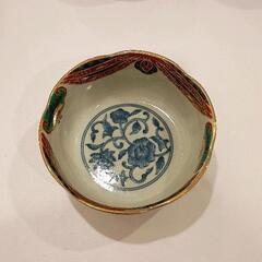 0528-130 青藍　金彩　小鉢の画像