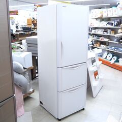 冷蔵庫　375L　3ドア　日立　R-S38JV（XW）　リユース品