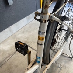 【引き渡し先確定】早い者勝ち 自転車　ホワイト　26インチ　asahiの画像