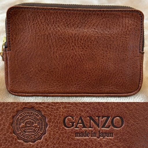 日本製GANZOガンゾ本革コンパクトウォレット牛革サイフレザーミニ財布