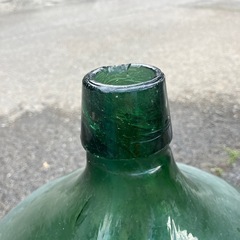 デミジョンボトル ガラス瓶 大型 花瓶/花器/花入れ/花挿し/フラワーベース インテリア 雑貨 小物/置物 昭和レトロの画像