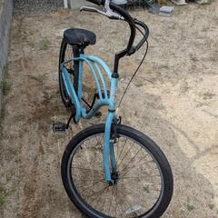 ビーチクルーザー　自転車の画像