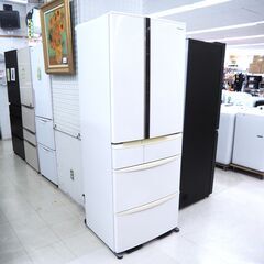 冷蔵庫　455L　6ドア　パナソニック　NR-FVF461-W　...