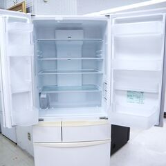 冷蔵庫 455L 6ドア パナソニック NR-FVF461-W リユース品