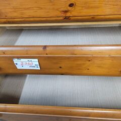 リサイクルショップどりーむ天保山店　No2565　タンス　衣類収納家具　４段　木目調の画像