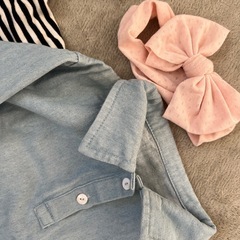 ロンパース　ヘアバンド　セットの画像