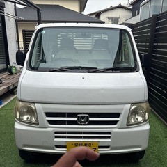 車検たっぷり！アクティトラック4WD、エアコン、パワステ付き！