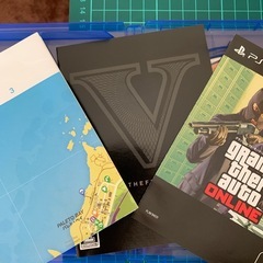 PS4ソフト　グラセフ5 地図付き　訳ありの画像