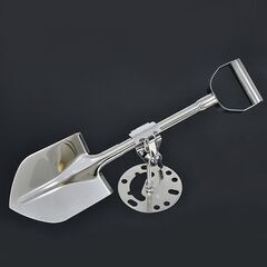 ステンレス スコップ 背面スコップ ホルダー付き 4WD クロカン ジムニー JA71 JA11 JA12 JA22 ランクル プラド ジープの画像
