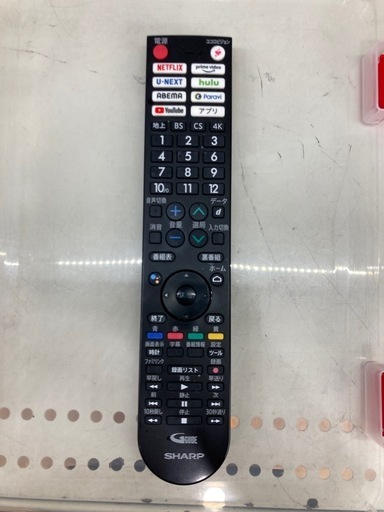 安心の6ヶ月保証付！SHARP 32型液晶テレビ AQUOS リモコン付