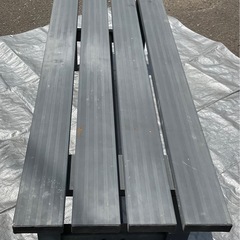 アルミ縁台 幅120×奥行36×高さ40cm ガーデンベンチ ガーデンチェア ベランダ バルコニー 軽量 踏み台 玄関台 お庭の画像