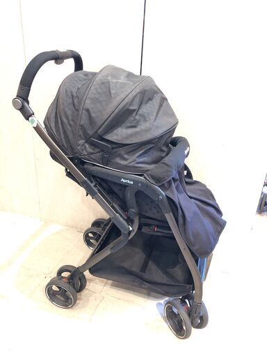 【美品】Aprica Optia Premium ベビーカー 両対面式 お話中】Aprica 両対面 ベビーカー