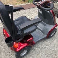 ☆彡 バッテリー保証付き!!!セニアカーのロールスロイス!!ショップライダー製・電動車いす・車椅子・セニアカー・バッテリー新品!!!介護用品。福祉用品。免許不要。操作簡単!!!すぐ乗れます！外車！の画像