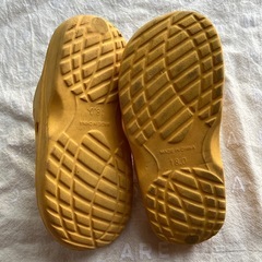 サンダル　プール　海水浴　イエロー　18.0の画像