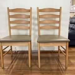 椅子2脚セット【町田市再生家具】　250576