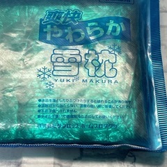 有名メーカー ダンロップ 雪枕 氷枕 涼しい枕 保冷剤冷凍庫用 専用カバー付きの画像