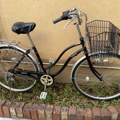 自転車　ママチャリ　あさひオリジナル　6段変速　27インチ