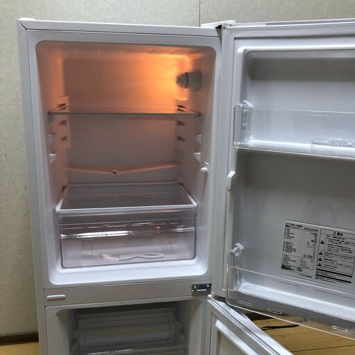 超美品 高年式 中古品 MAXZEN 2ドア 冷凍冷蔵庫 JR117ML01WH 117L 冷蔵庫