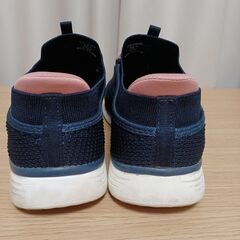 CEDAR CREST スパットシューズ 手を使わずに履ける (ネイビー)の画像