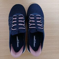 CEDAR CREST スパットシューズ 手を使わずに履ける (ネイビー)の画像